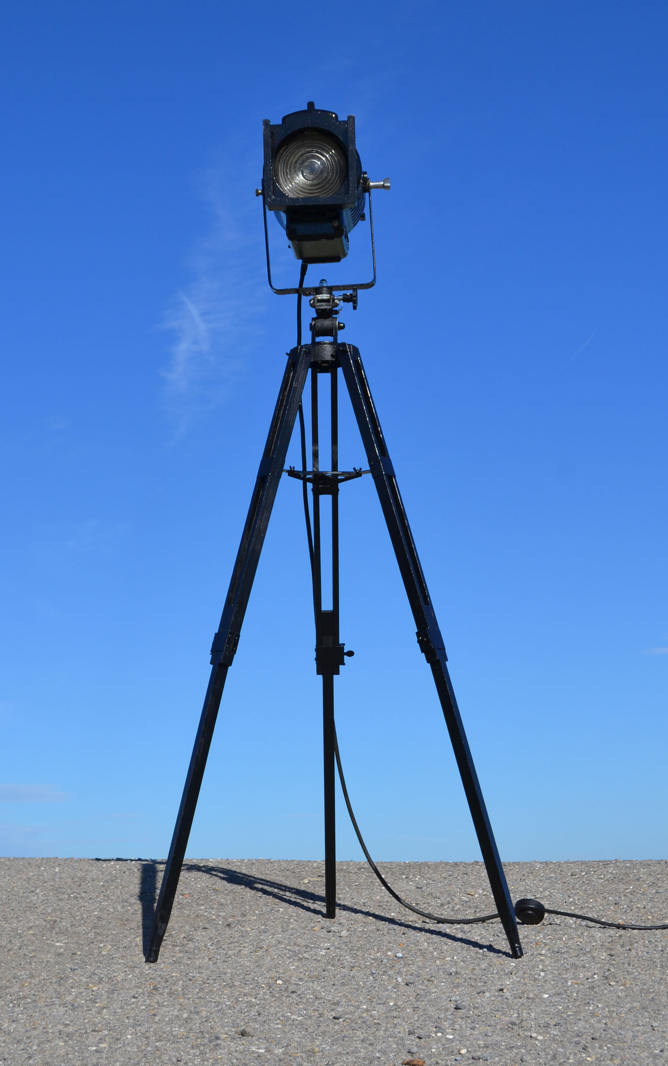 Projecteur sur pied vintage de photographe